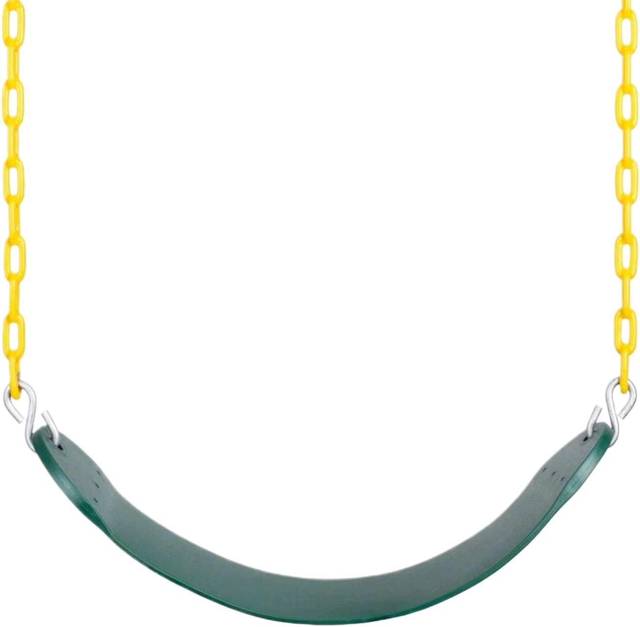 Kids Swing Seat, Outdoor Swing Seat Heavy Duty, Green Color Toy Family Interactive Activity for Children Preschoolers Pupils Girls Boys