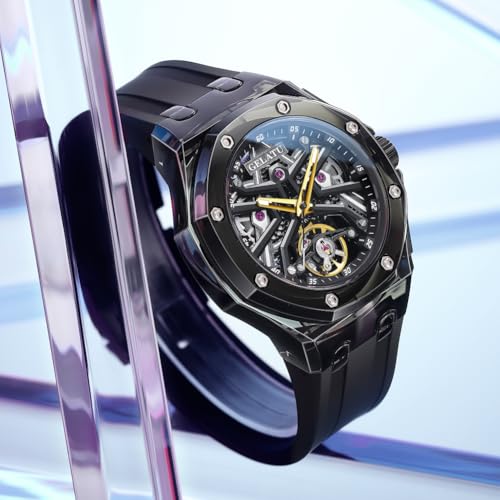Image of OLEVS Automatic Gold Watches for Men Luxury Classic Stainless Steel Calendar Luminous Waterproof Watches for Men