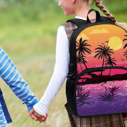 Back Pack for School Sunset Scenery Backpacks for Boys Teens Girls Backpack 17 Inch Kids Elementary Middle High School Bag College Travel Back Pack Large Bookbags for Teens Girls4