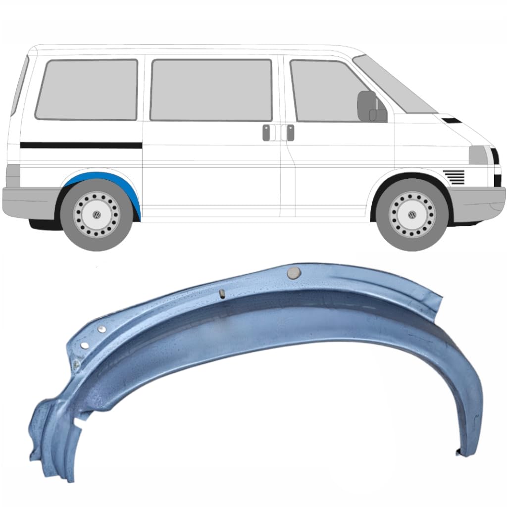 Reparaturblech hinterer Radlauf für Volkswagen Transporter T4 1990-2003 / Rechts