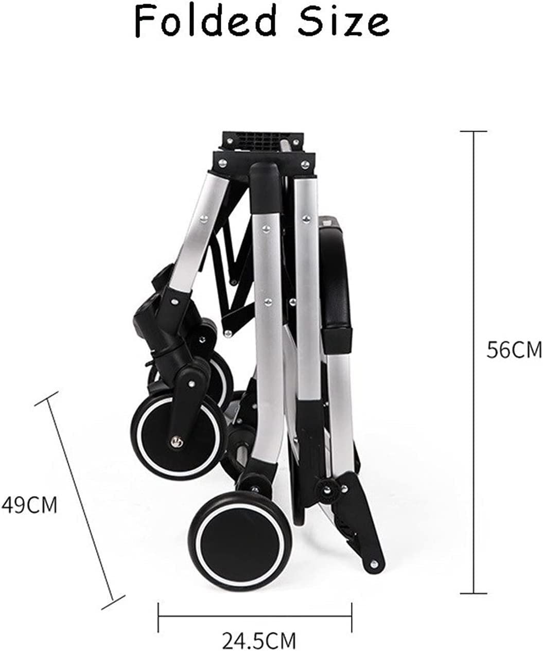 Premium Wózki Dla Psów Ulepszony Wózek Dla Psa Kota Wózek Dla Psa Buggy Z Kołami Odczepiane Wózki Dziecięce Wózki Dziecięce Obciążenie 20kg (Color : Black)