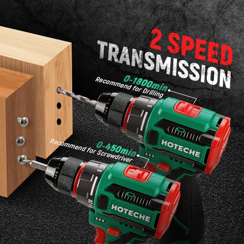 Taladro inalámbrico Hoteche 16V Brushless 75NM torque miniatura 7