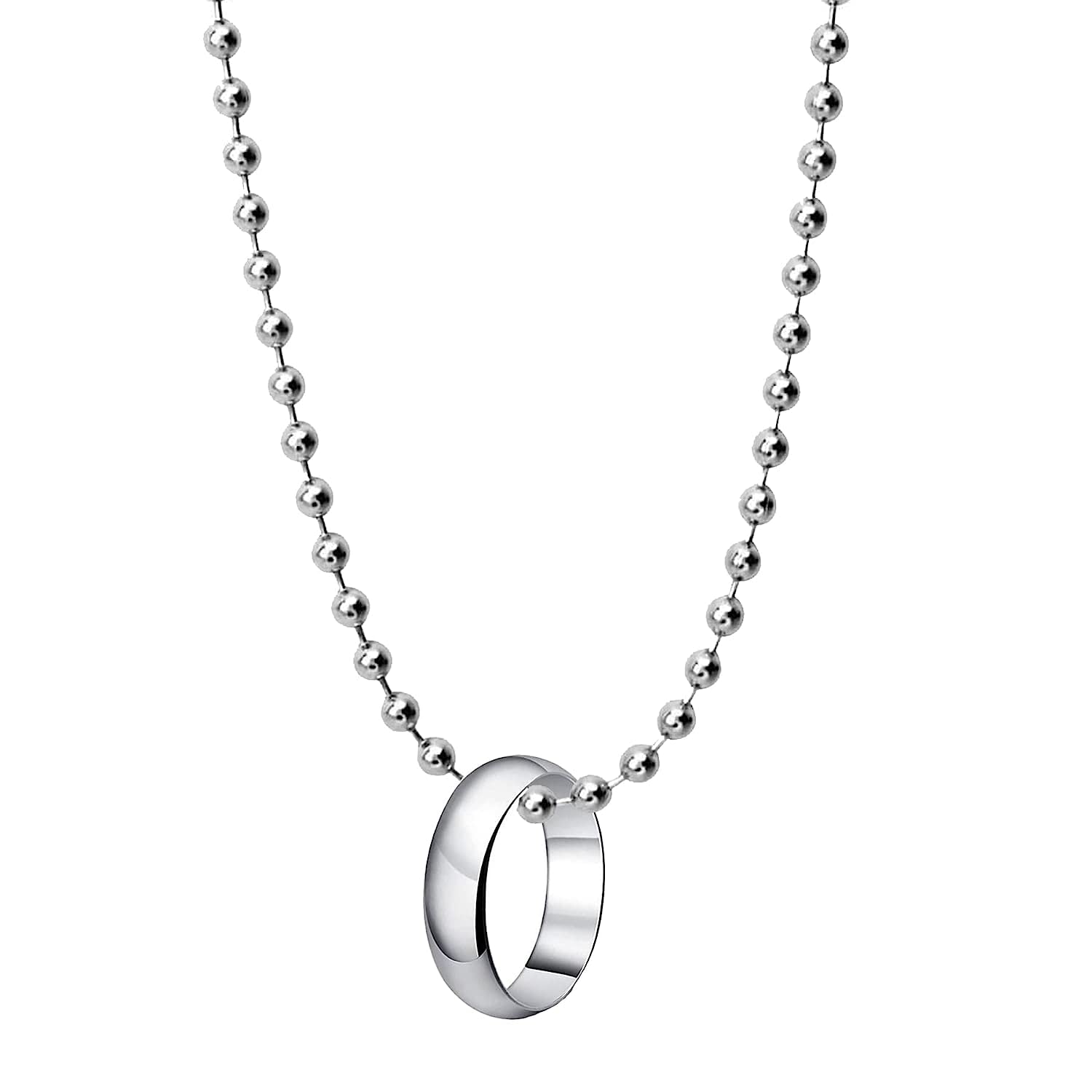 LUXURIA Shahid Kapoor Ring Stainless Steel Chain (Silver Color) (B0C8DJ25TW) Amazon Price History, Amazon Price Tracker