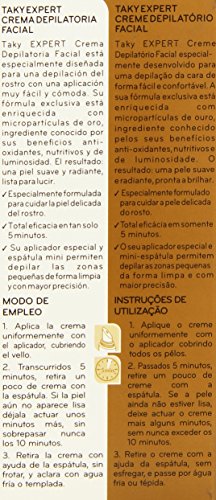 Taky Depilatorios Oro Crema Facial Caja 20 Ml 20 ml, Black, 20 ml (Pack of 1) - Image 4