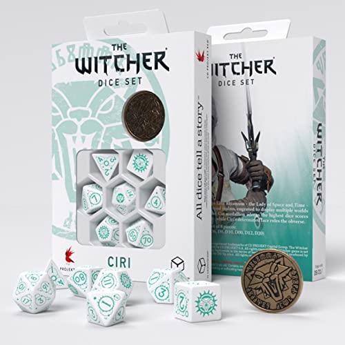 Q Workshop - Lot de 7 dés The Witcher Ciri - The Law of Surprise Cover