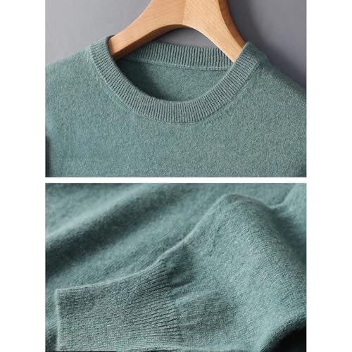 Men's Winter Wool Sweater - Crew Neck Pullover Casual Plus Size Knit Tops Warm Fisherman Knit Sweaters2