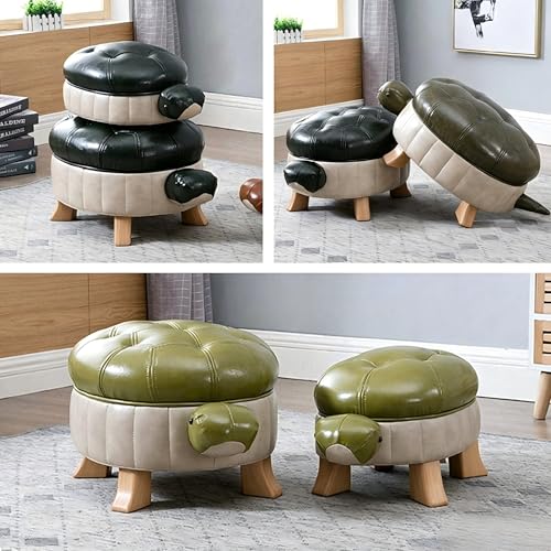Kelendle Animal Footstool Turtle Upholstered Ottoman
