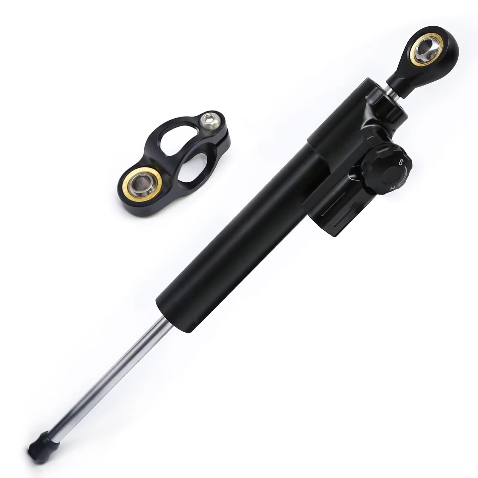 Amortiguador de Dirección Compatible con Yamaha para MT09 para MT FZ para FZ09 2013 2014 2015 2016 2017 2018 2019 2020 Amortiguador Estabilizador De Dirección 255 Mm 295 Mm 365 Mm