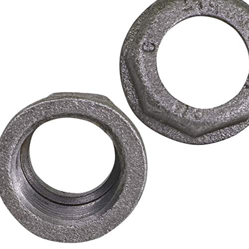 Image of Midline Valve HNOC1200-5 Nuts for Gas Meters 1'' FIP Black Steel (5 Pack)
