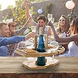 ♪ GEBRAUCH: Einfaches und schnelles Aufklappen des Holztischs mit einer Bewegung. Die spezielle Metallklinge wird für mehr Stabilität in den Boden eingetrieben. Der klappbare Picknicktisch ist äußerst bequem und praktisch. Speziell für Ihren Urlaub auf See oder in den Bergen sowie für unvergessliche Picknicks mit Freunden konzipiert. Es ist ein wesentlicher Bestandteil von Familienurlauben, Treffen mit Freunden in der Natur oder mit einem geliebten Menschen.