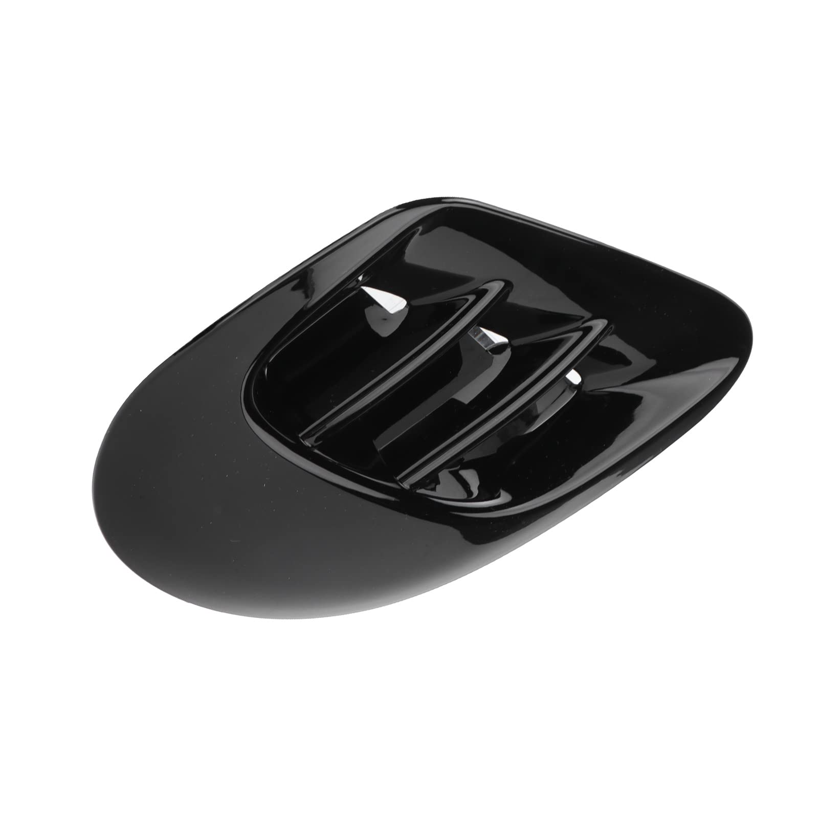 Copertura per Presa D'aria Laterale Parafango Posteriore Sostituzione Elegante per Smart Fortwo 453 2015‑2021 Fibra di Carbonio per Styling Esterno Auto (Nero lucido)