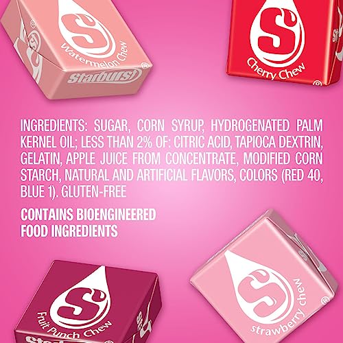Image of STARBURST FaveREDS Fruit Chews Candy, Chewy Candy, 15.6 oz Sharing Size Bag, 15.6 Ounce (Pack of 6)