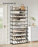 Zoom IMG-2 songmics scarpiera 10 ripiani scaffale Zoom IMG-2 songmics scarpiera 10 ripiani scaffale