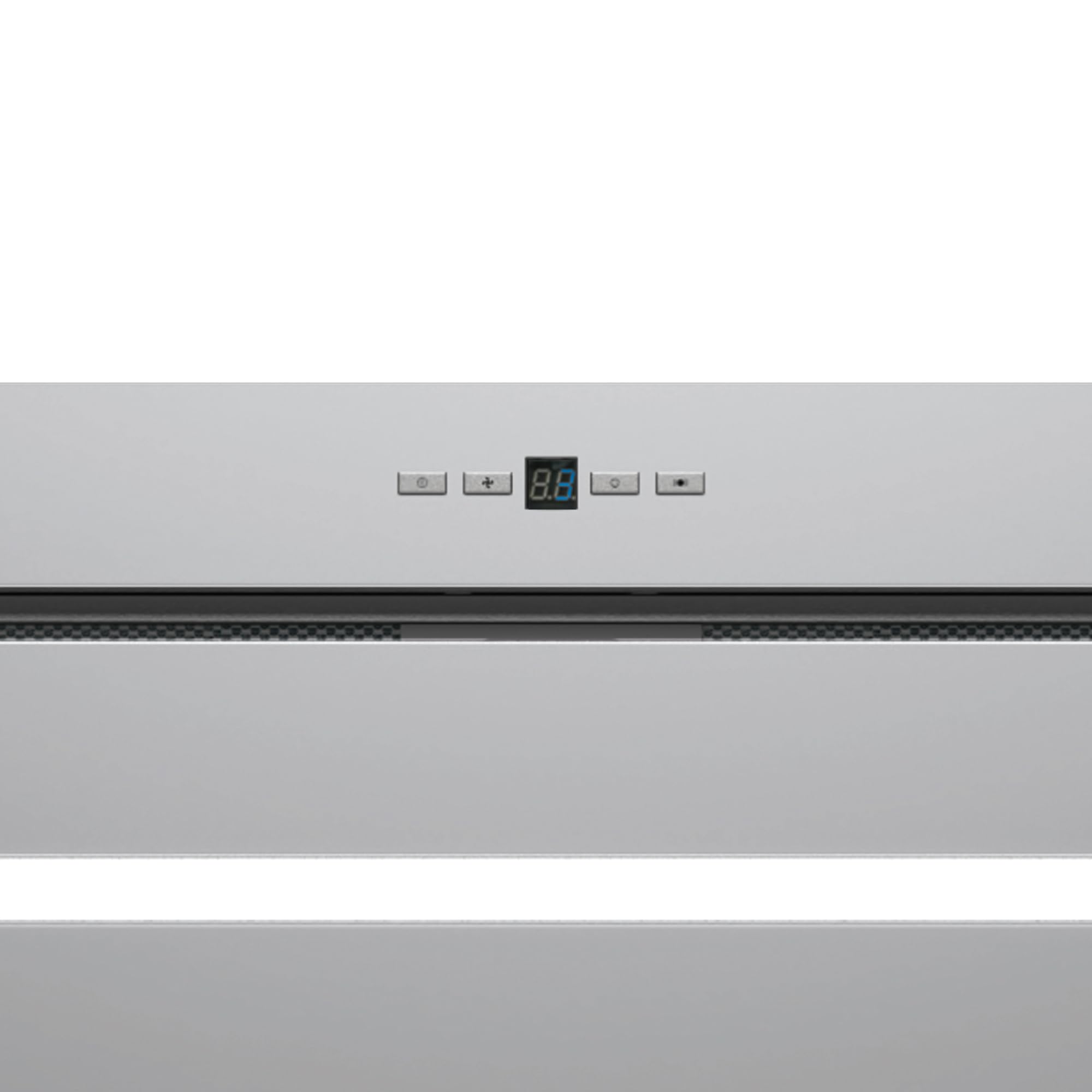 CATA GPL 52 X Grupo Filtrante Integrable de 52 cm, 645 m³/h, 3 Velocidades, Control Electrónico con Display y Temporizador, Extracción Perimetral, Tira LED, Clase B, Acero Inoxidable