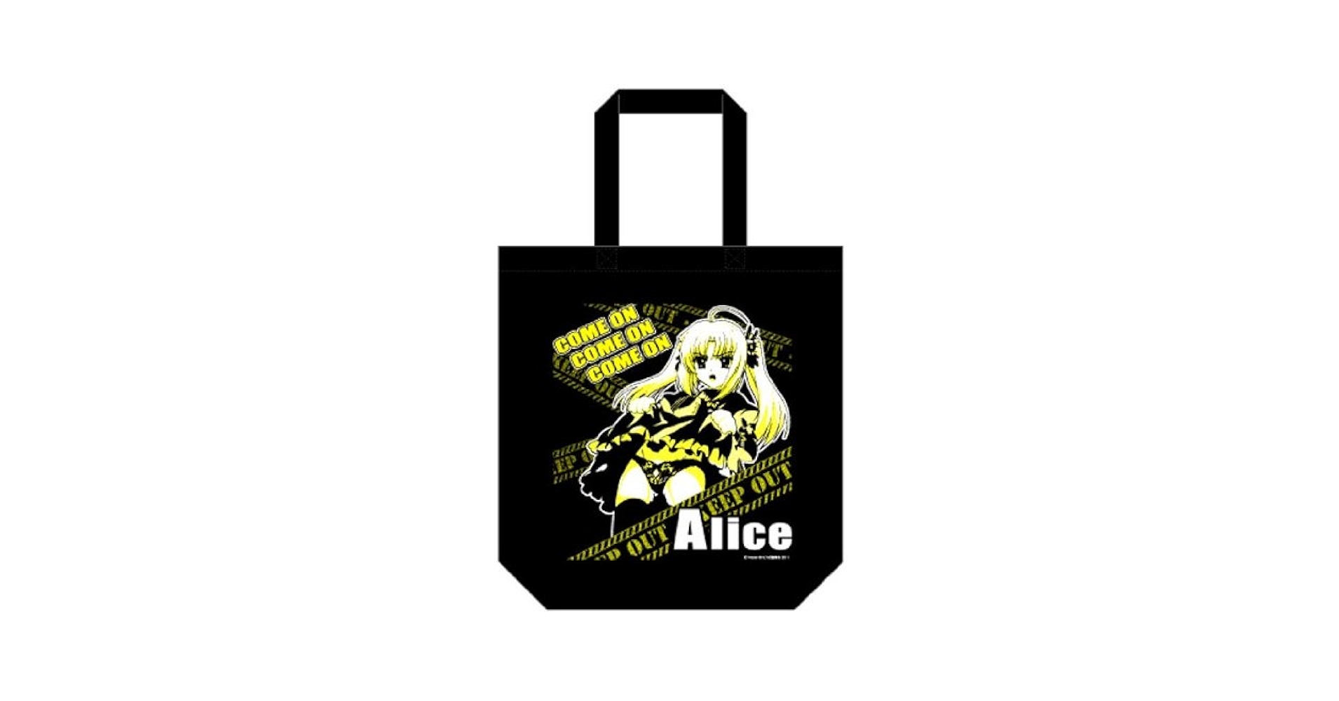Amazon.co.jp: 俺たちに翼はない アリス柄トートバッグ ブラック