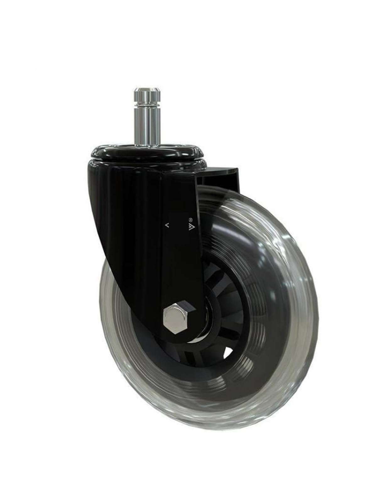 5 Pcs/Lot 4-inch Caster Circlip Universal Wheel Skateboard Car Torsion Transparent Roller