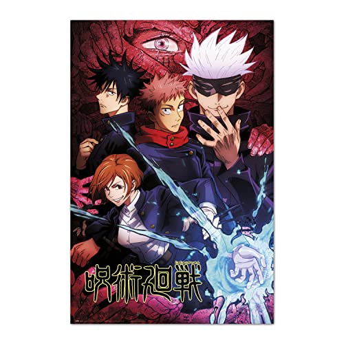 Grupo Erik - Poster Jujutsu Kaisen - Deco Maison, Decoration Murale, Affiche Décorative