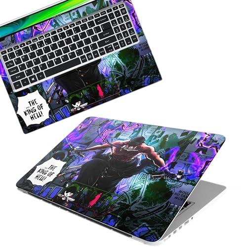 Image of Full Body Laptop Skin Bubble-Free| Laminated| Removable| HD Quality Sticker for Laptops Upto 15.6 Inches Compatible with Hp /Dell /Acer /Lenovo /Asus etc.(Anime-211)
