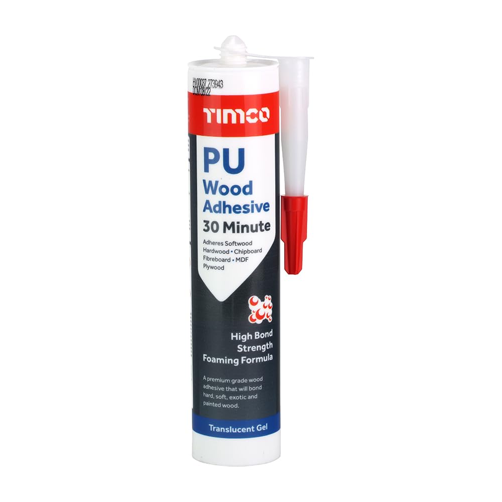 TimcoPu Wood Adhesive 30 MinuteGel (Size 310Ml1 Each) from B&Q
