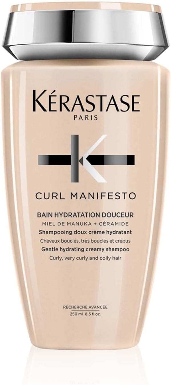 Kérastase, Curl Manifesto, Shampoo Idratante, Per Capelli Ricci & Crespi, 250 ml + Maschera Nutriente & Rinforzante, Per Capelli Ricci & Crespi, 200 ml