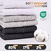 Niorasen 10 Pairs Cushioned Trainer Socks for Men Women, Breathable Running Socks, Comfort Anti-Blister Cotton Athletic Ankle Socks, Low Cut Sports Socks Multipack, Grey 9-12 #4
