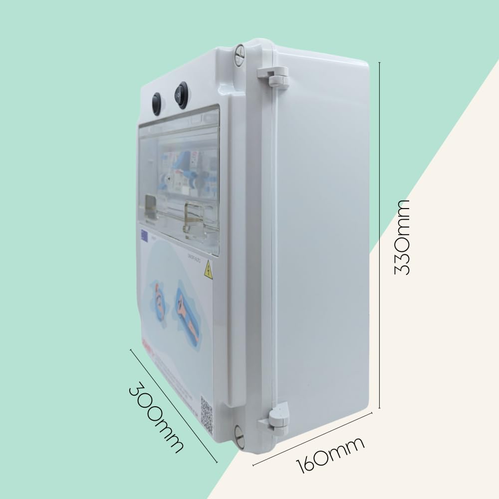Telaio Elettrico Base Per Piscina Con Pompa 1CV - Quadro Comando Con Contattore E Timer Digitale - 5
