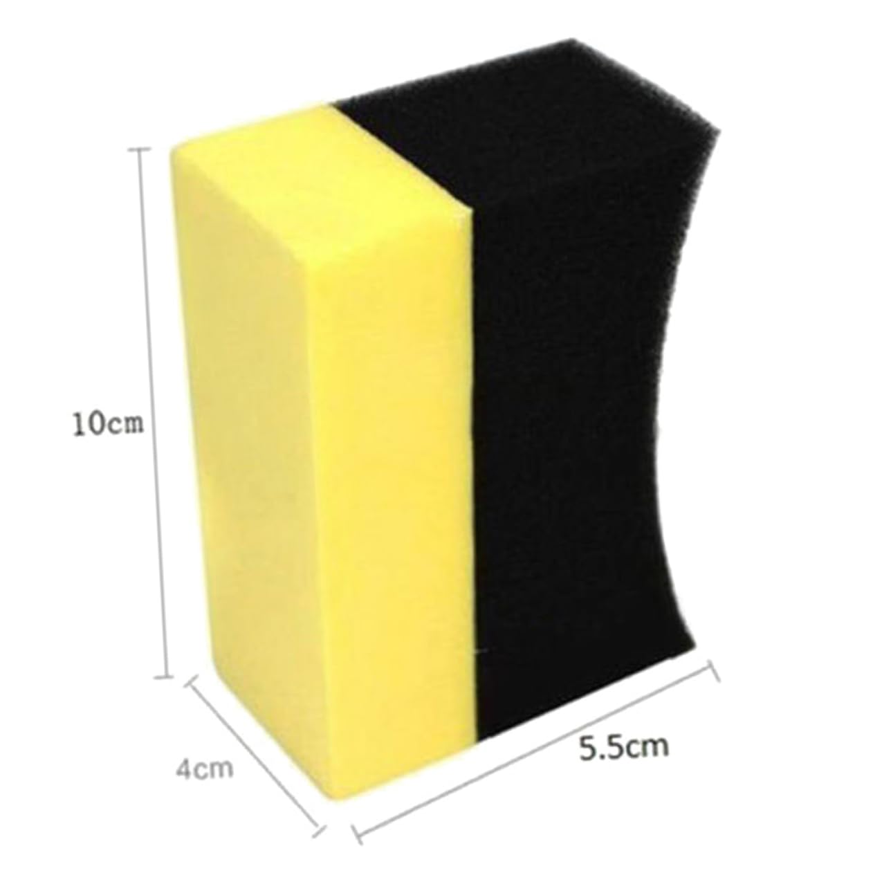 FAVOMOTO 2pcs Tire Waxing Polishing Sponge Brush Wheel Cleaning Pad Unique Design for Wheel and Rim Cleaning Water Absorbent for Home Appliances and Furniture Polishing