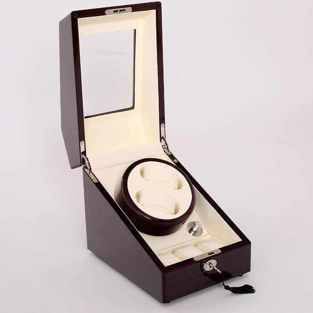 Avvolgitore a doppio orologio con motore silenzioso Avvolgitore a doppio orologio con motore silenzioso per uomini donne 2+3 orologi custodia per la scatola di stoccaggio per cuscini di orologi