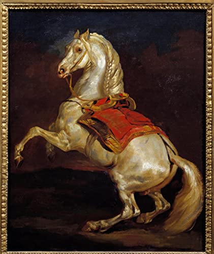 Poster Géricault Cheval de Tamerlan pour sublimer la décoration murale du salon