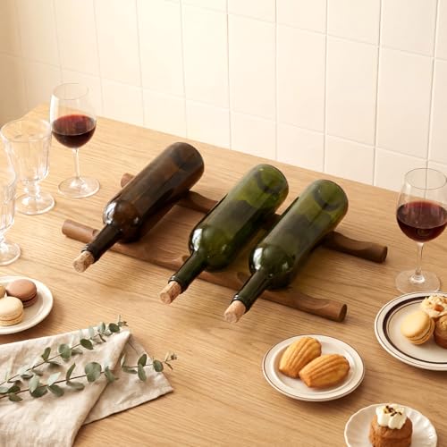 Barydat-4-Pcs-Wood-Wine-Rack-Compact-Wine-Bottle-Holder-Tabletop-Vino-Stand-Display-Rack-Countertop-Bottle-Storage-Shelf-Organizer-for-Cabinet-Kitchen-Bar-Pantry-Basement-Decor5-GroovesBrown