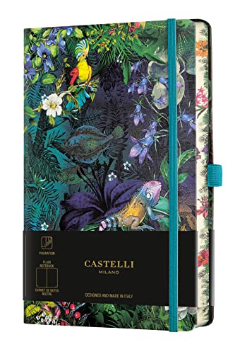 Castelli Milano - Cuaderno Cuarto Liso Edén Lily En Oferta Castelli Milano - Cuaderno De Notas Línea Eden, Color Lily Medium