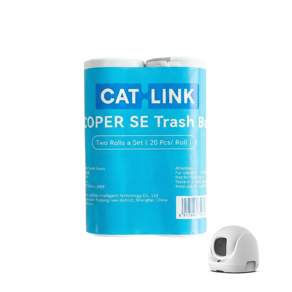 CATLINK Trash Bag Only for Scooper-SE Cat Litter Box, Not Suitable for Young or Luxury Pro