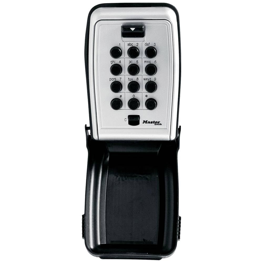 Master Lock Caja fuerte para llaves [Medium] [Montaje mural] [Pulsador]- 5423EURD - Caja de seguridad
