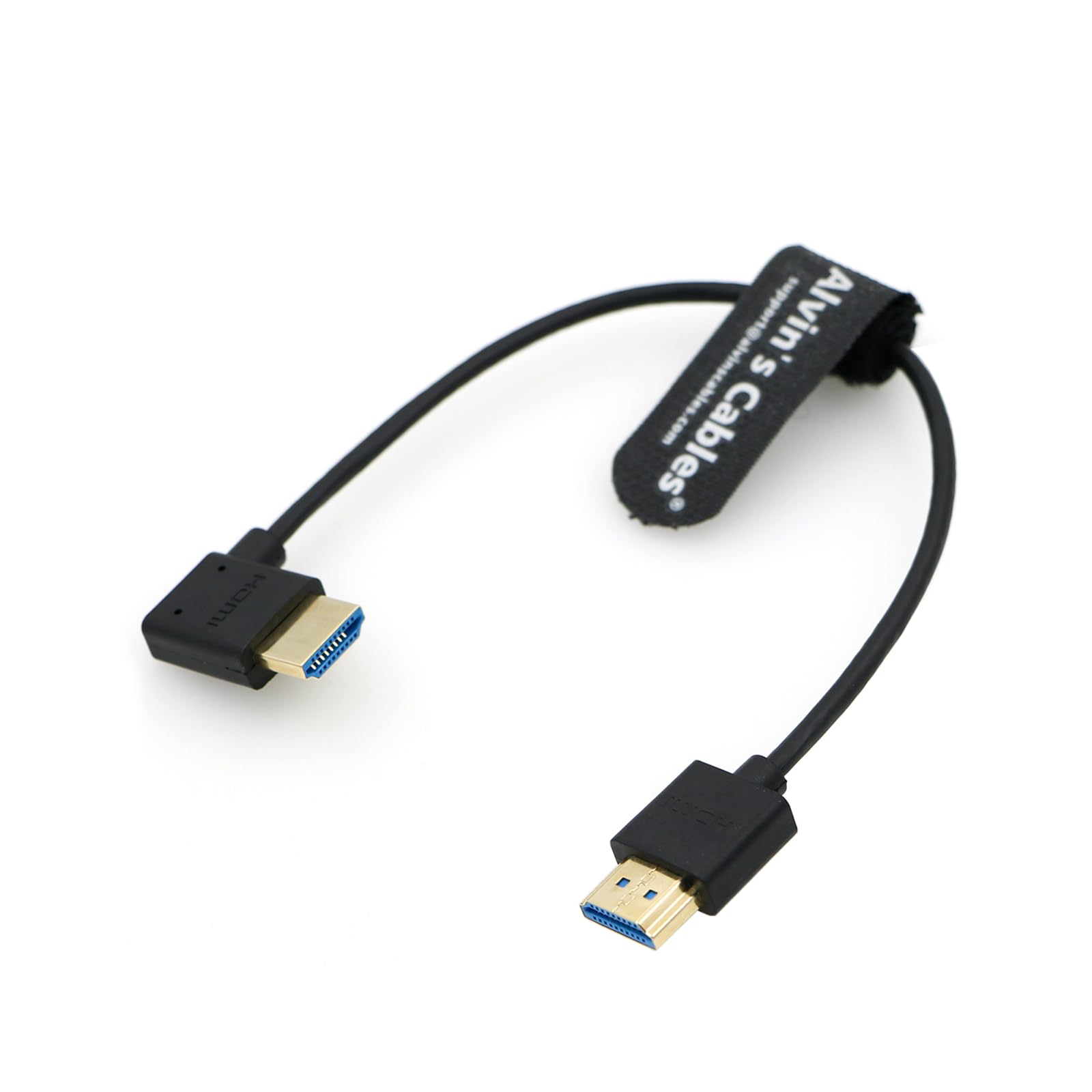 Alvin’s Cables 8K 2.1 Full HDMI Braided Coiled-Cable for Atomos Ninja-V 4K-60P Record from Z-CAM for Canon-C70, for Sony A7S3,A9,A74(18 to 28 Inch) — view 33