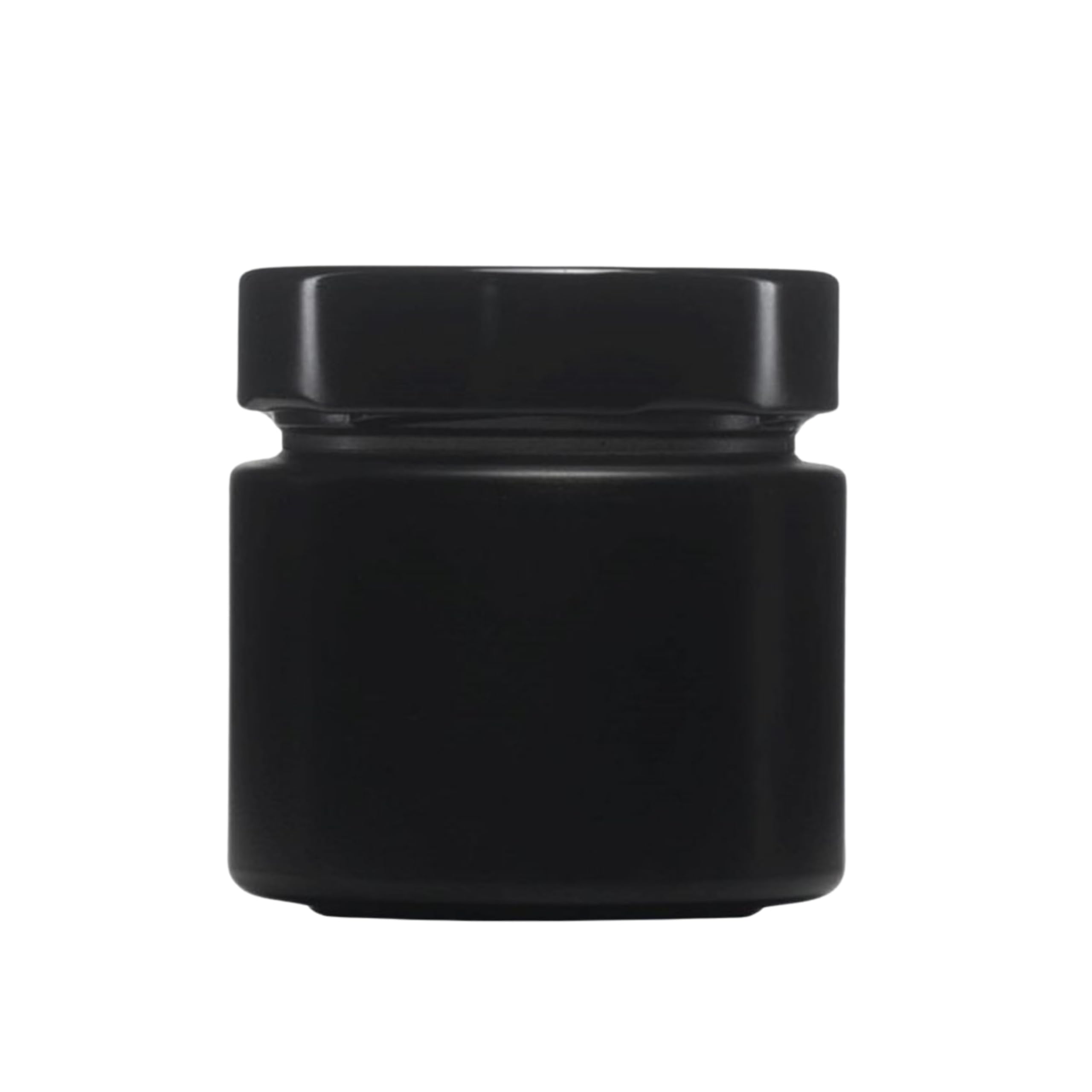 mikken Lot de 8 pots à épices en verre noir 125 ml avec Pelle à épices