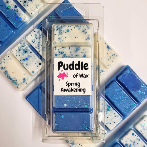 Puddle of Wax - Spring Awakening Soy Wax Melt Snap Bar - 50g - Laundry Scent - Vegan Friendly - Made in the UK