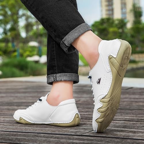 Men's Slip on Loafers Breathable Leather Shoes Driving Shoes Women's Fashion Sneakers Casual Slip On Shoe Comfort Handmade Chukka Boots Dress Walking Running Shoe Casual Lightweight Sneakers Unisex3