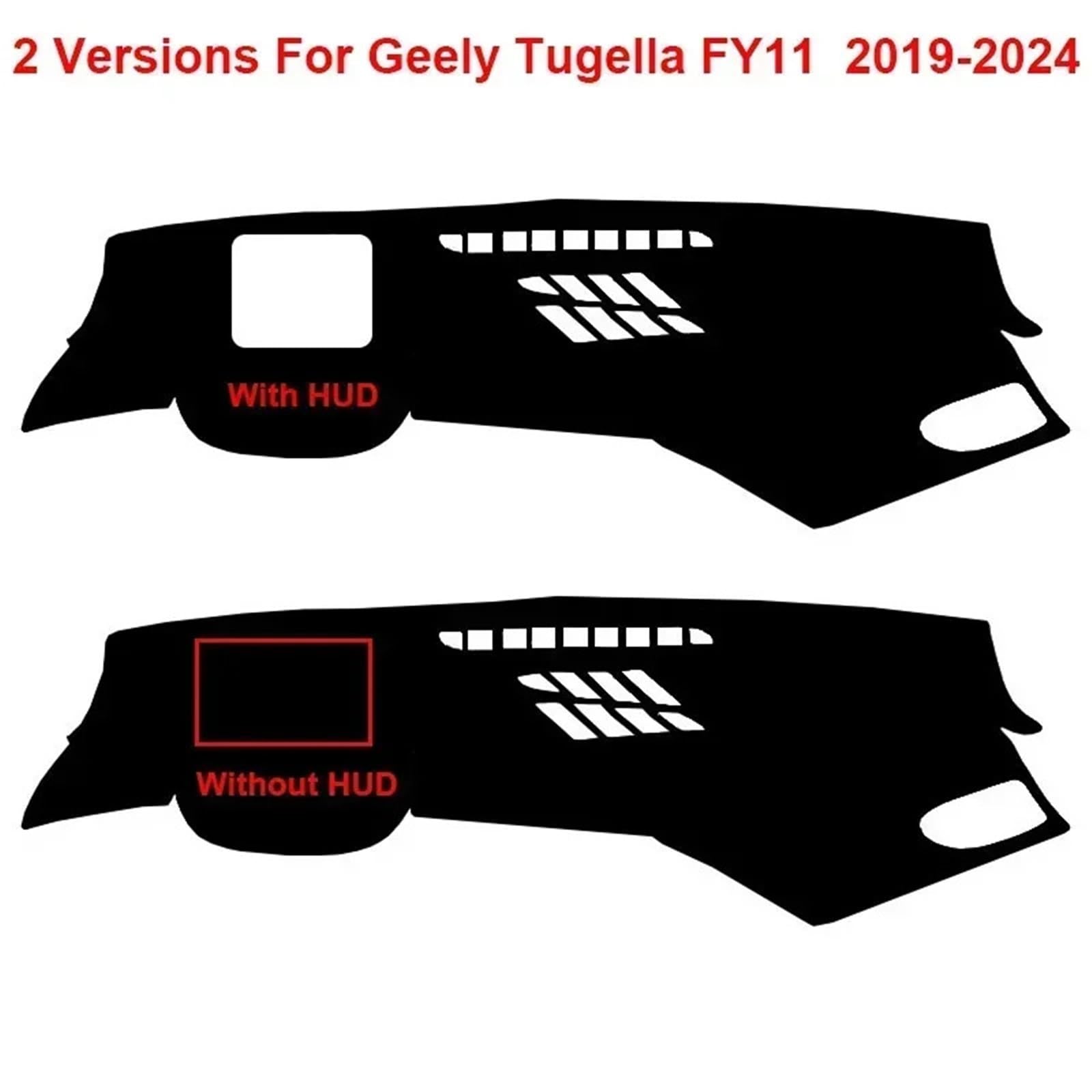 Pasuje do Geely Tugella FY11 2019-2024 Dywaniki Pokrywa deski rozdzielczej Antypoślizgowa mata przeciwsłoneczna Osłona deski rozdzielczej Koc ochronny