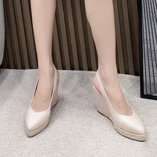 Sandales d'extérieur Slingback avec talons hauts orthopédiques à boucle