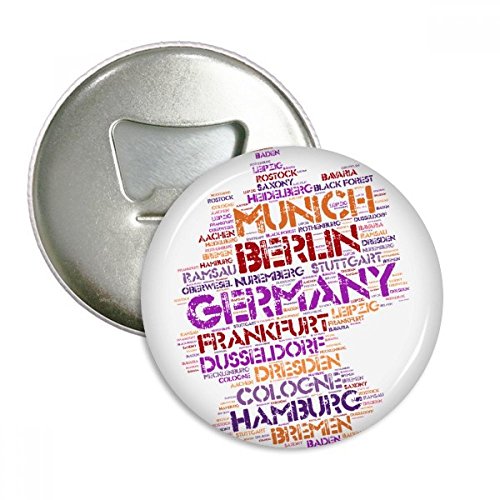 Décapsuleur cadeau Allemagne lot de 3 magnets badges souvenirs pour proches
