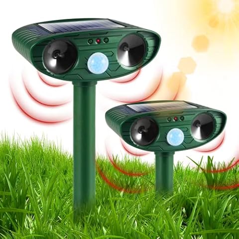 JahyElec Solar Ultrasonic Animal Repeller Cover