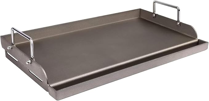 Uniflasy Cast Iron Griddle for Gas Grill Flat Top Griddle