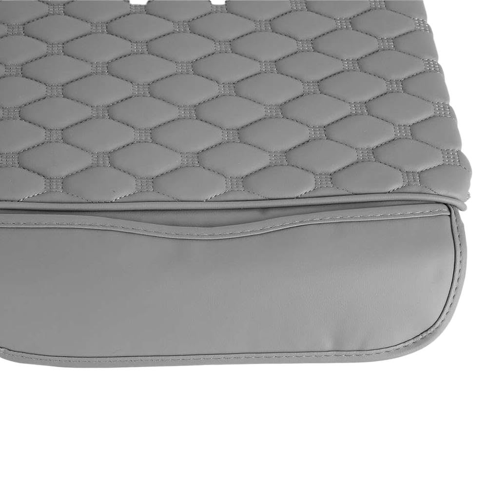 Fodera per cuscino per box bracciolo console centrale per auto, protezione per tappetino con tasche laterali, compatibile con universale