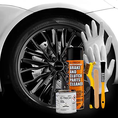 BITS4REASONS - NEW FORMULA E TECH BRAKE CALIPER PROFESSIONAL GRADE PAINT KIT- PERFORMANCE HIGH TEMPEARURE RATED TO 220OC (SPORTS WHITE)