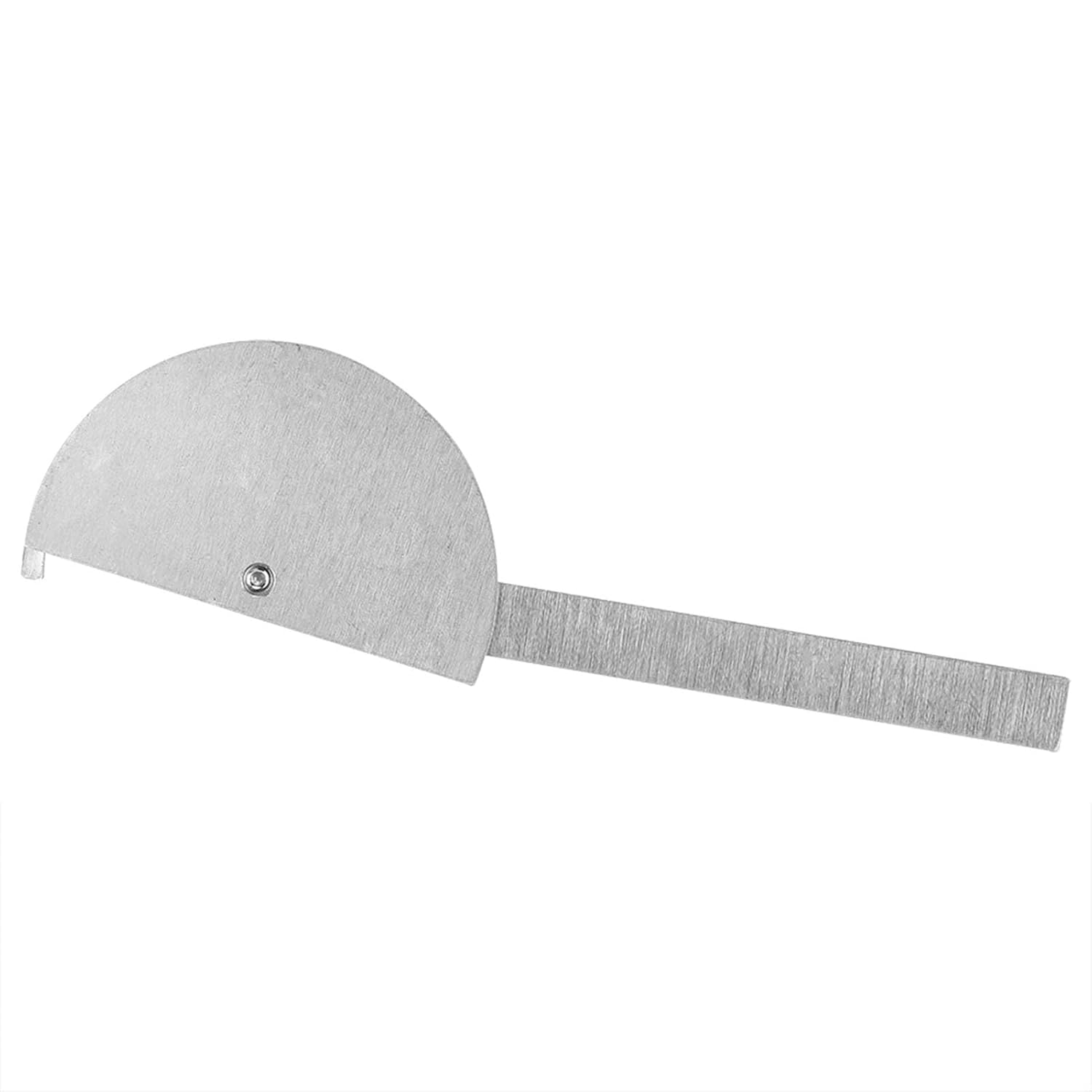 Pongnas Angle Finder, Protractor Angle Finder Protractor Construction with 0 to 180 Degrees Two Arm Stainless Steel Woodworking Ruler Measure Tool for Student Drawing,