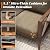 MAISON BACKYARDS Aluminum Outdoor Patio Furniture Set, 3 Seats Outdoor Sectional with 5.2" Thick Cushions, Patio Conversation Sets for Backyard,(Brown,3 Seats)