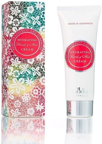 Hand Cream | Ruby Grapefruit and Tuberose | Evodia Australia | A light yet intensely nourishing forula to protect & rejuvenate hand and nails | Not Tested on Animals