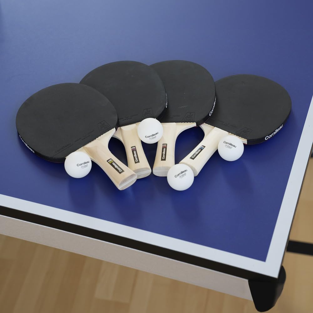 Cornilleau Raquette de Tennis de Table Sport Pack Quattro Noir