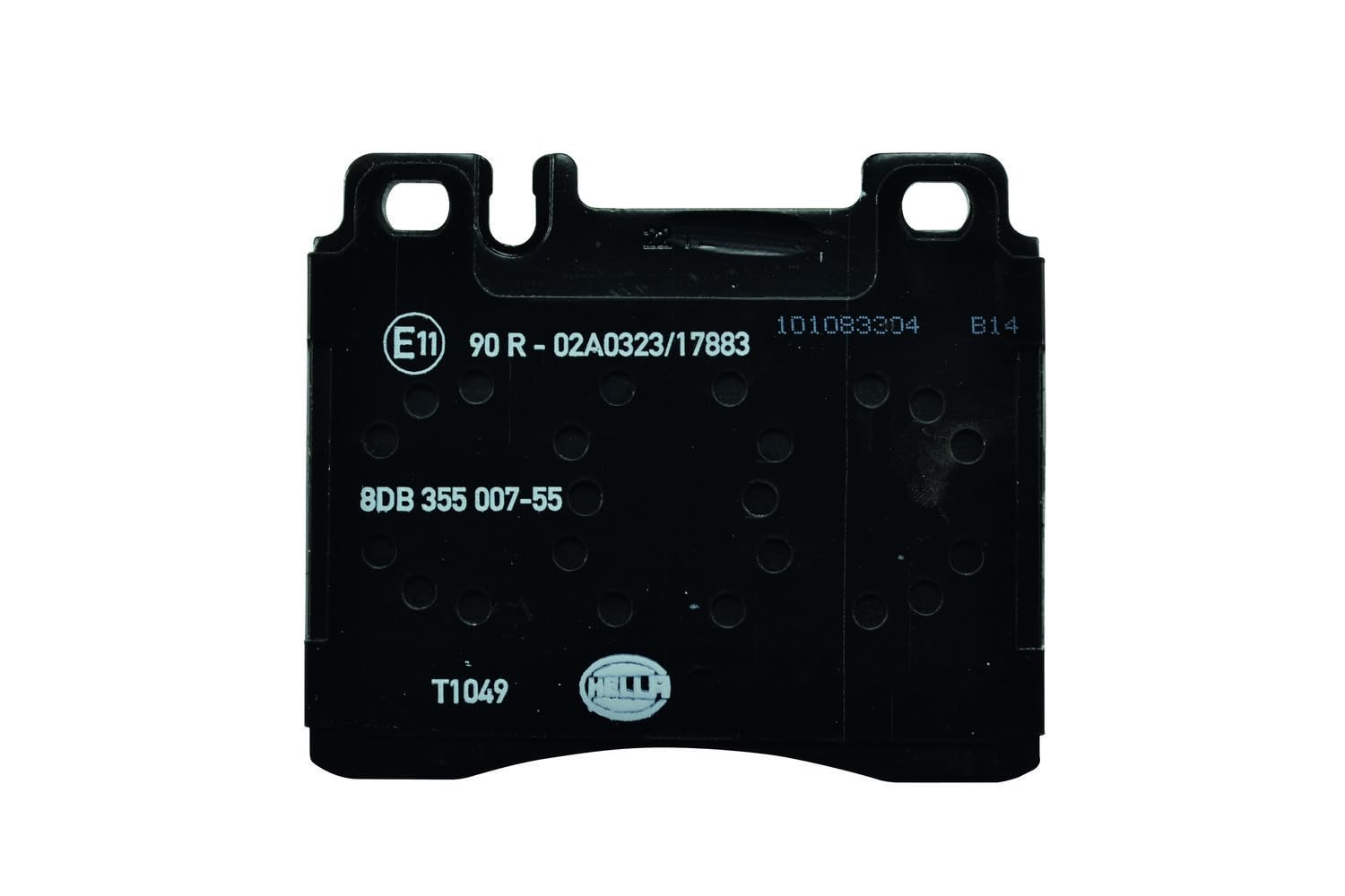 HELLA PAGID 8DB 355 007-551 Juego de pastillas de freno T1049 Espesor 18.8mm Sistema de frenos Girling preparado para indicador desgaste por ej. MERCEDES-BENZ