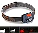 Canwelum High-power LED Headlamp, Running Headlamp, Camping Head Lamp Powered by 3 x AAA Batteries (Included)